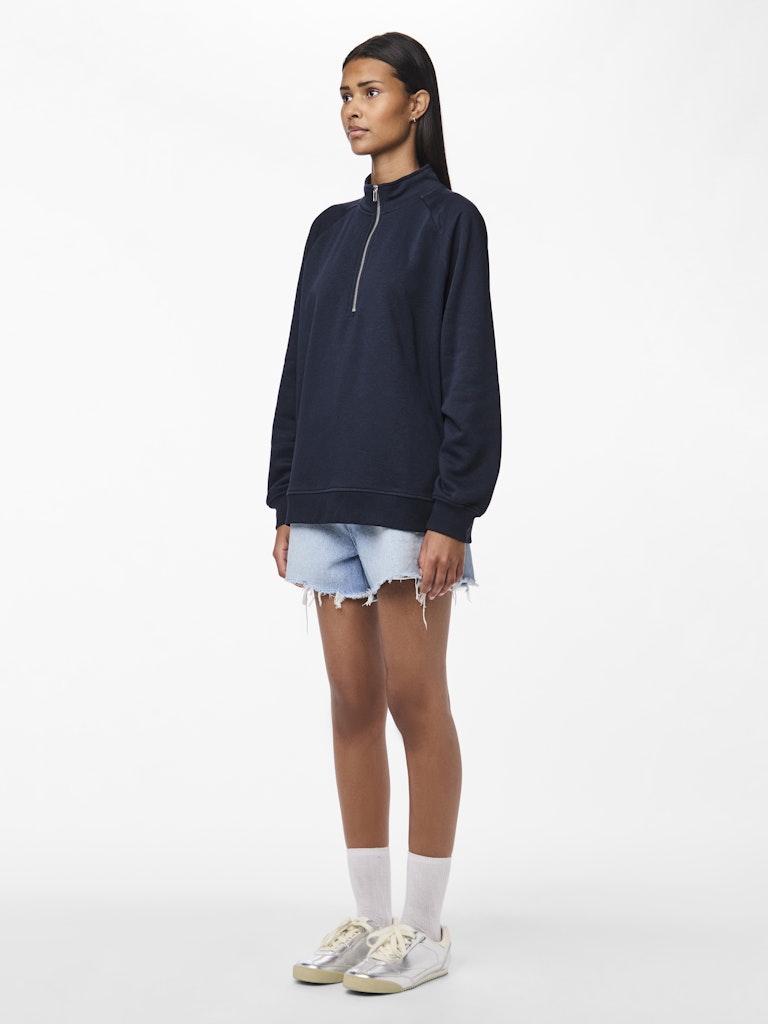 Chilli Half Zip Sweat - Sky Captain