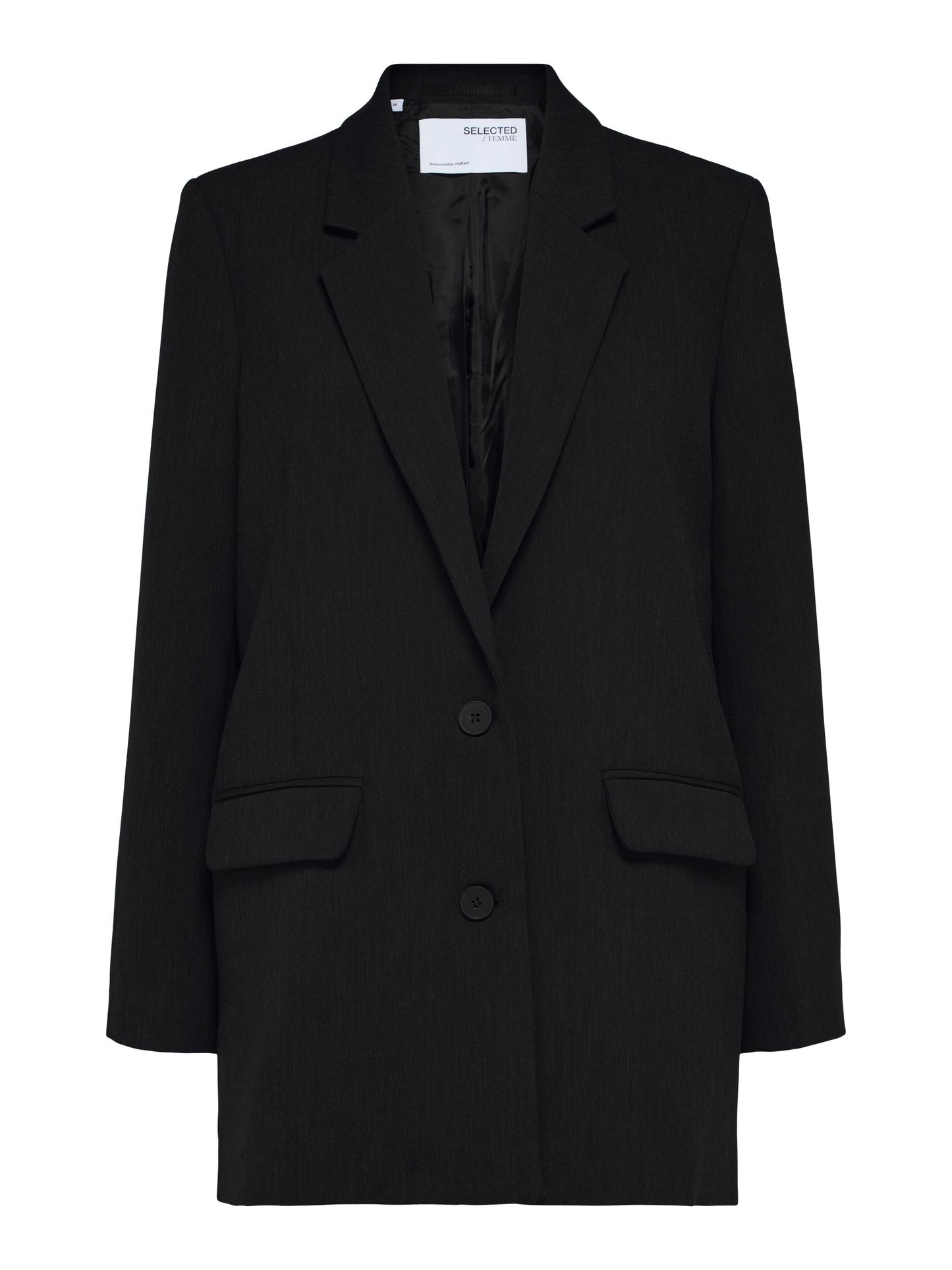 Rita Relaxed Blazer - Black