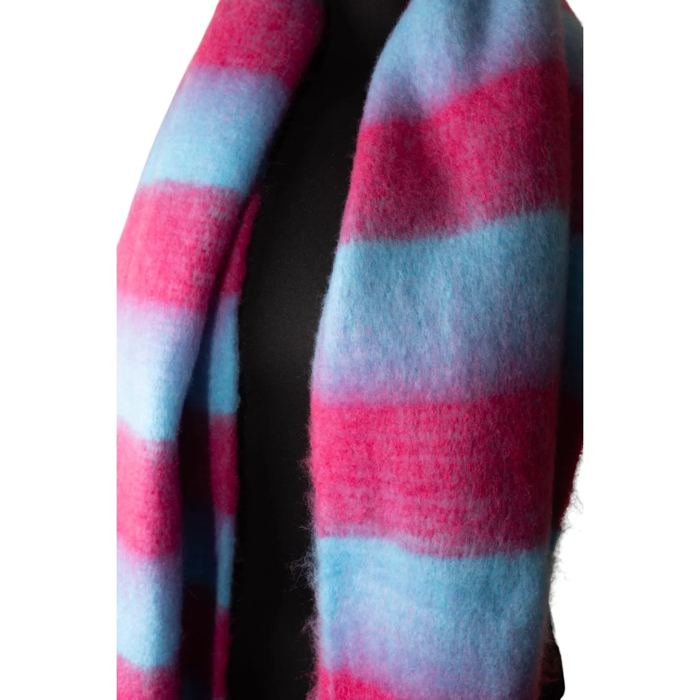 Chunky Scarf - Pink & Blue