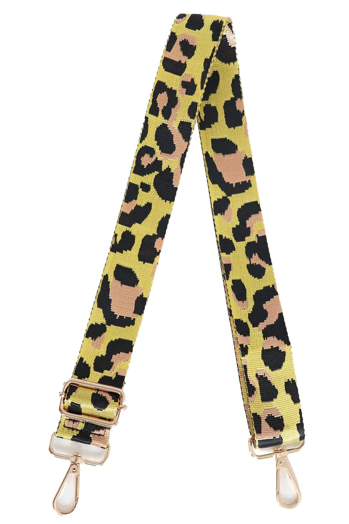 Bag Strap - Yellow Leopard