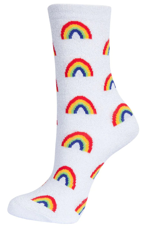 Glitter Socks - Rainbow