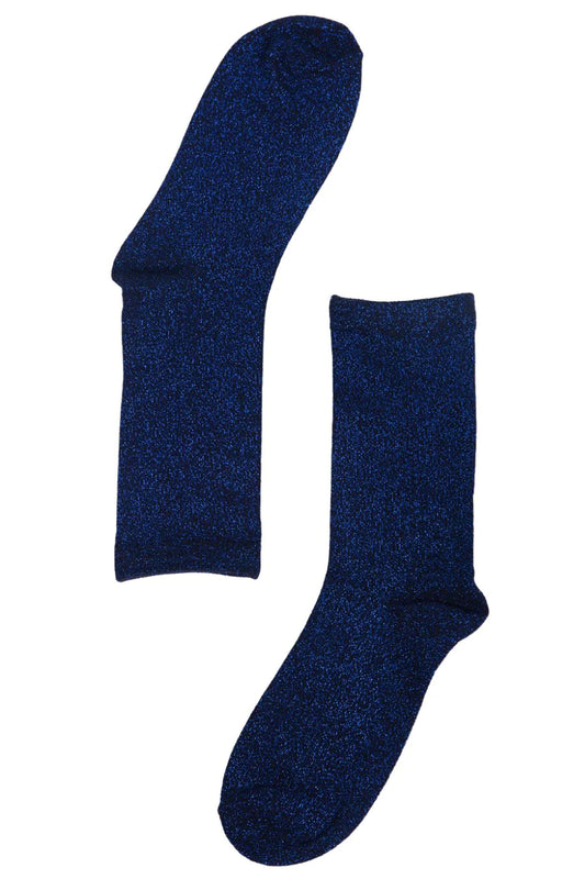 Glitter Socks - Royal Blue