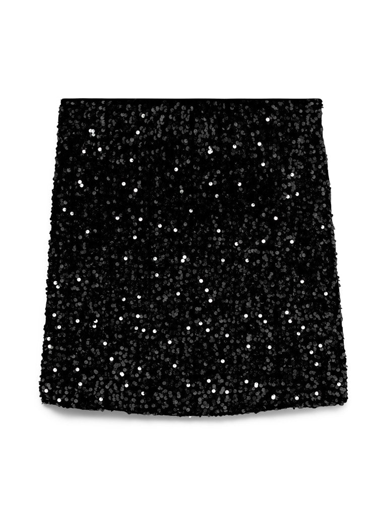 Bella High Waisted Skirt - Black