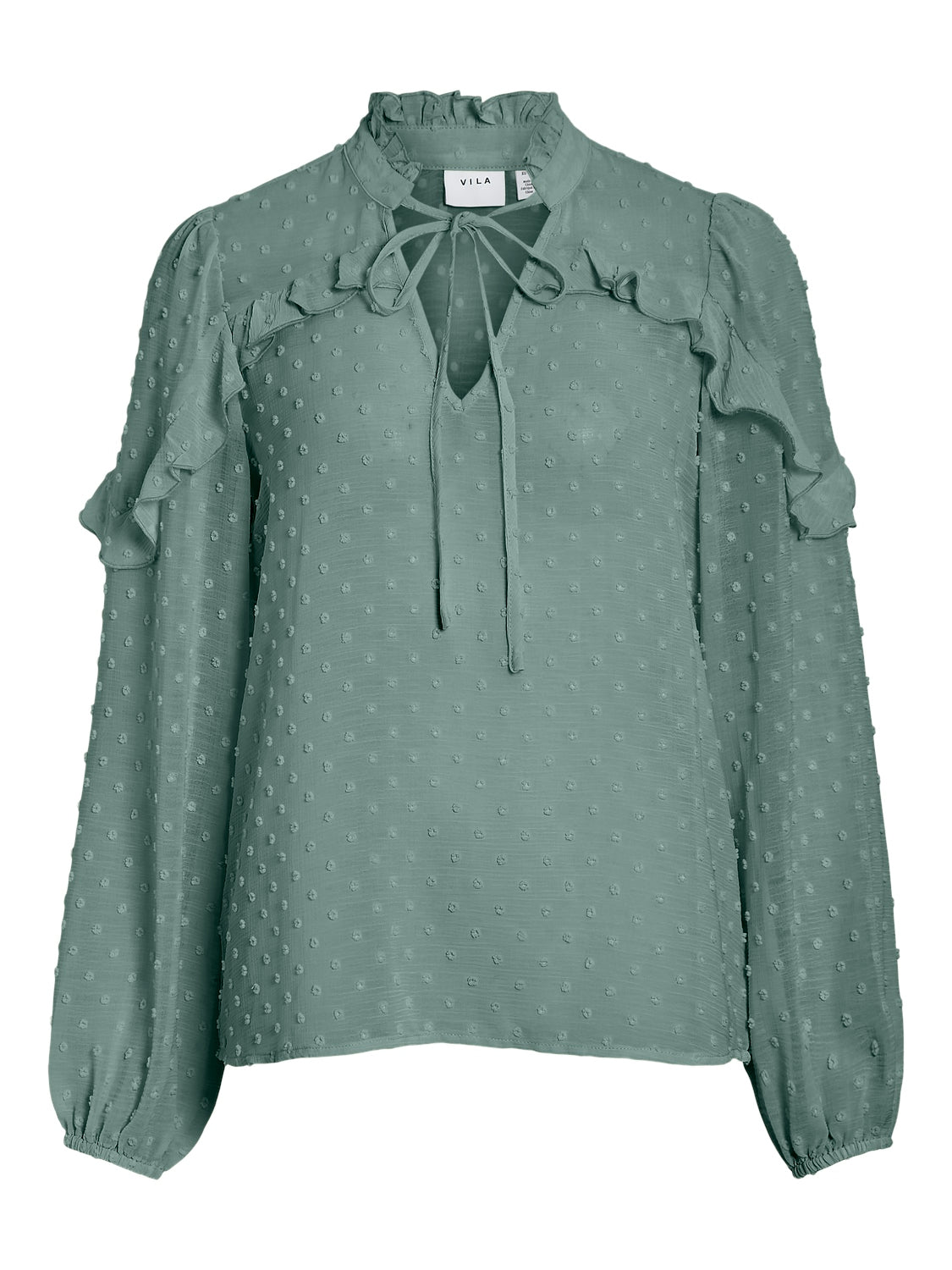 Garnea V-Neck Top - Chinois Green