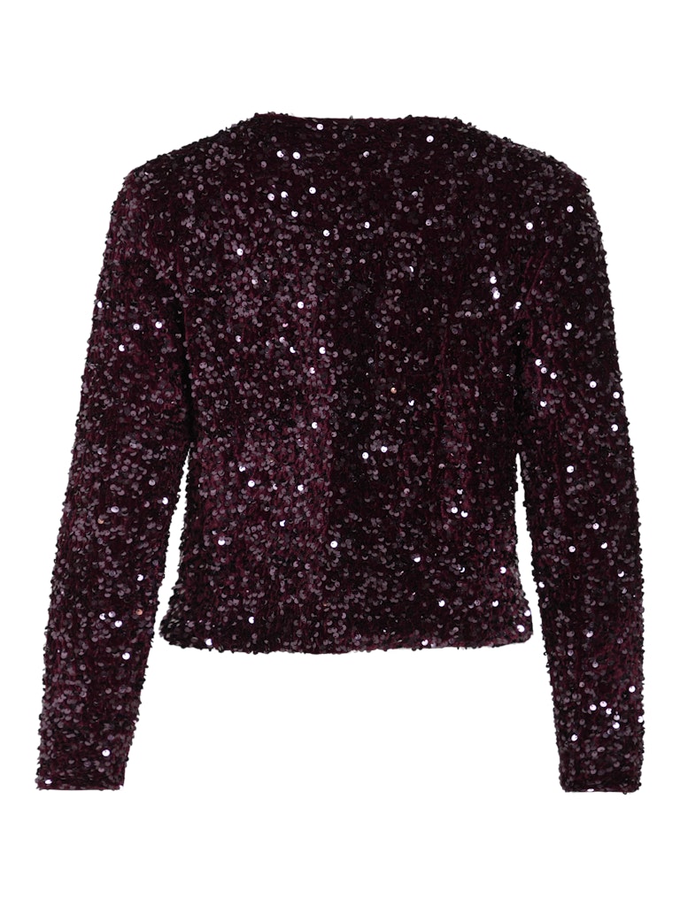 Faith O-Neck Cardigan - Fig