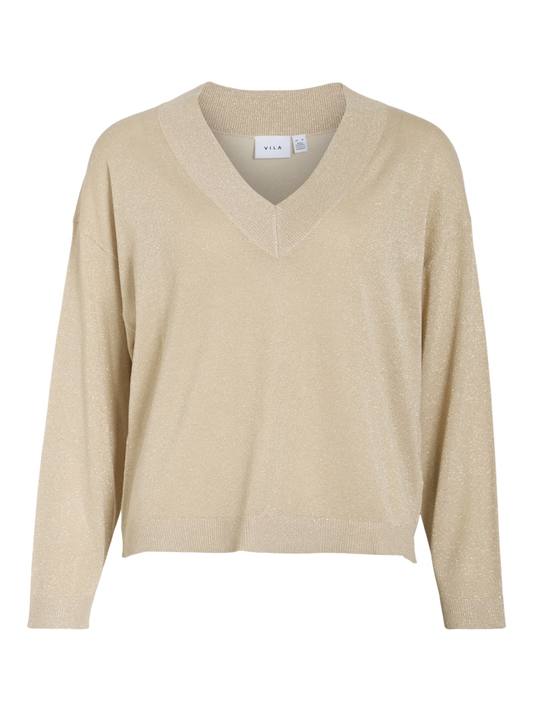 Ginny Glitter Knit- Frosted Almond