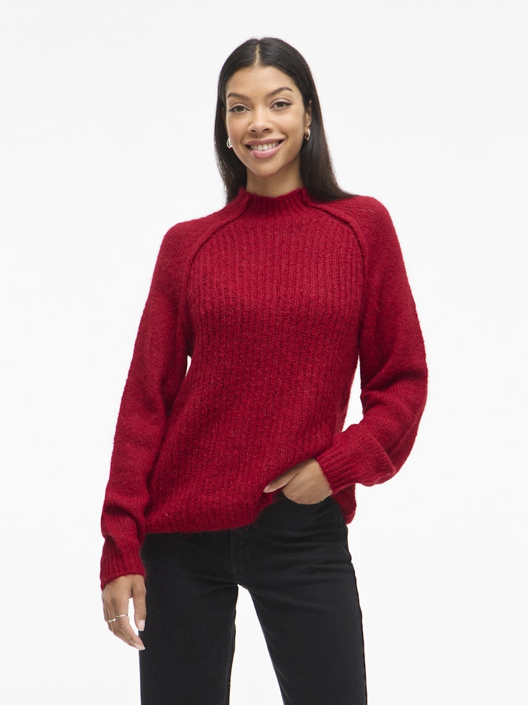 Bows High Neck Knit - Vila