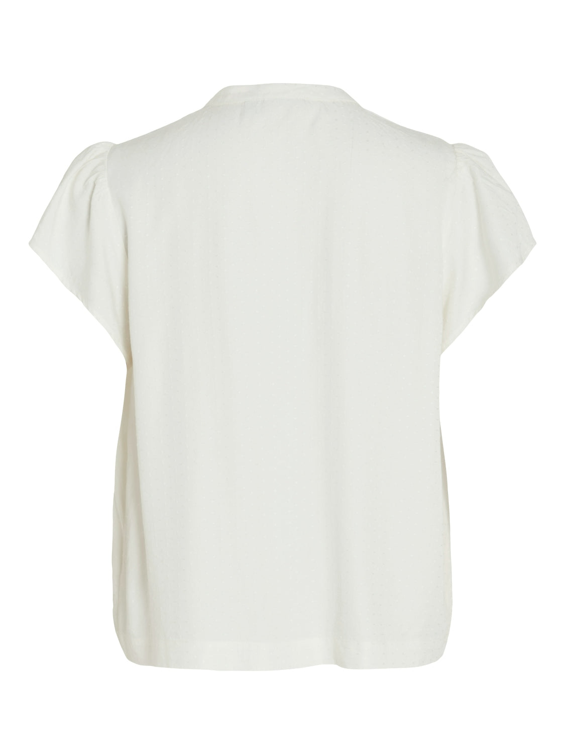 Nensa V-Neck Top - Egret