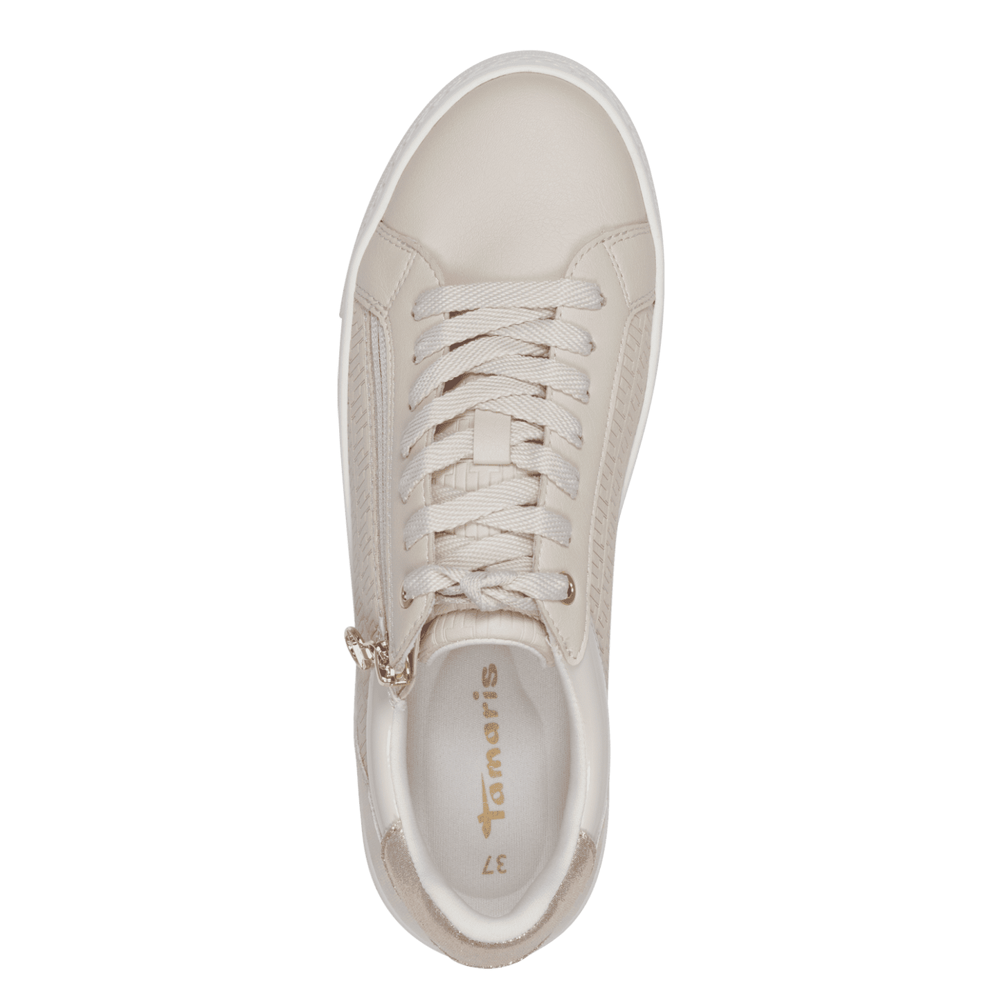 Vegan Trainer - Ivory/Gold