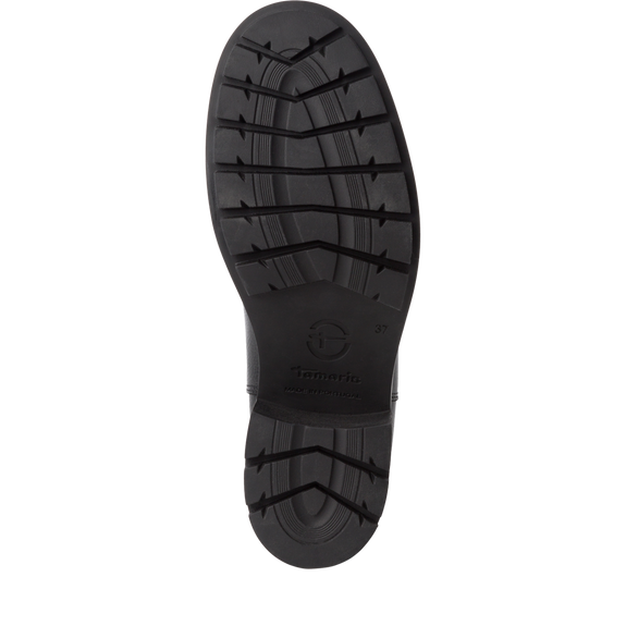 Chunky Leather Chelsea Boot - Black