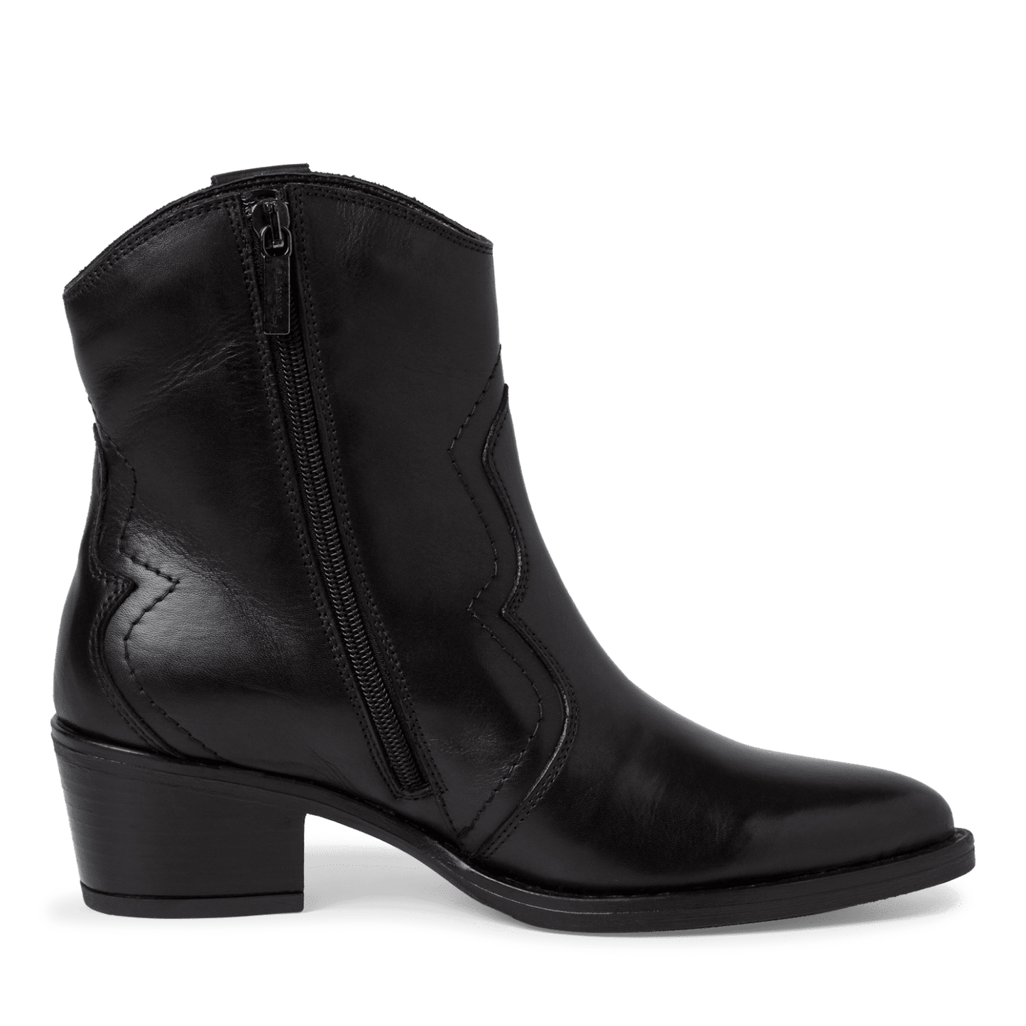 Western Style Boot - Black