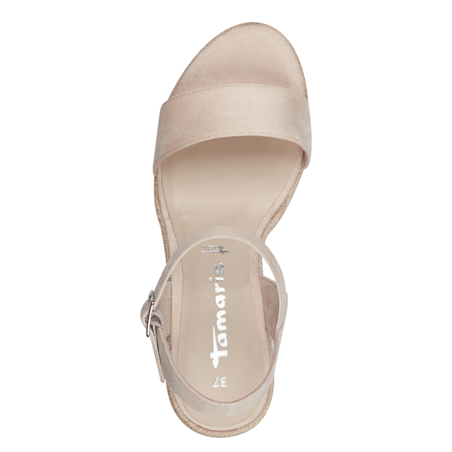 Wedge Sandal - Nude