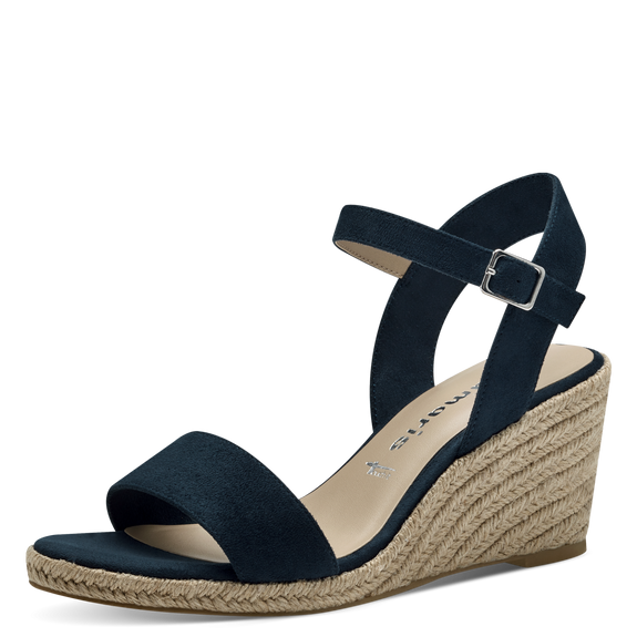 Wedge Sandal - Navy