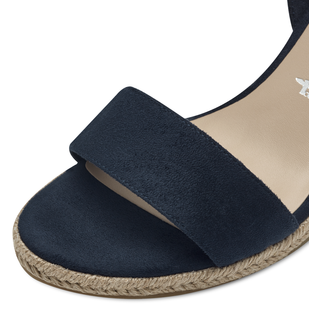 Wedge Sandal - Navy