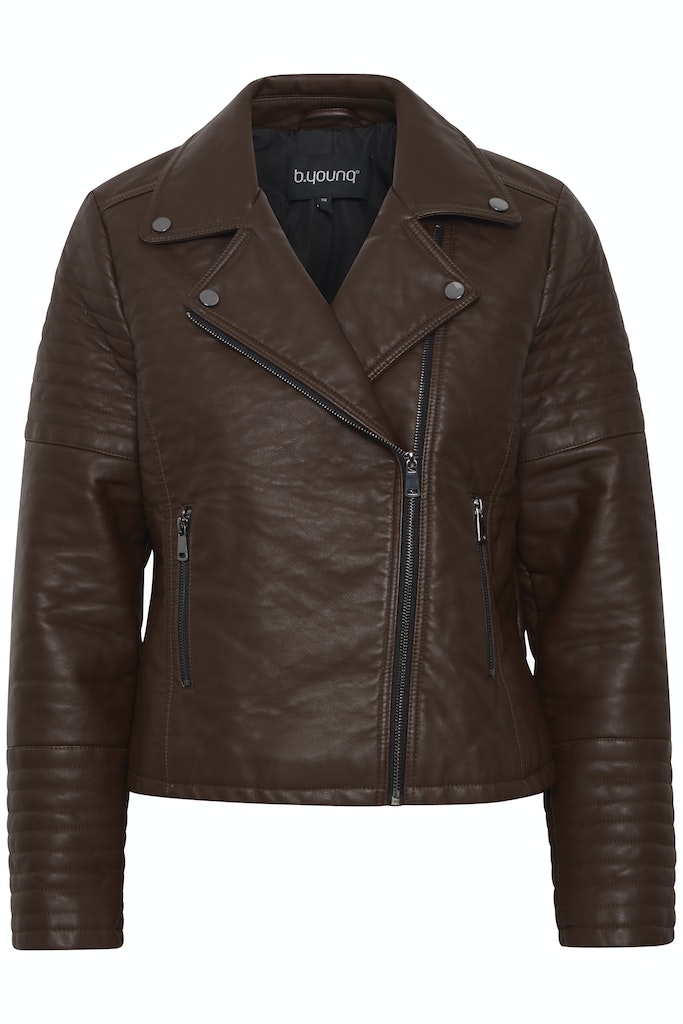 Basio Biker Jacket - Chicory Coffee