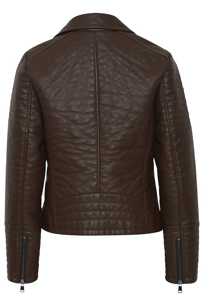 Basio Biker Jacket - Chicory Coffee