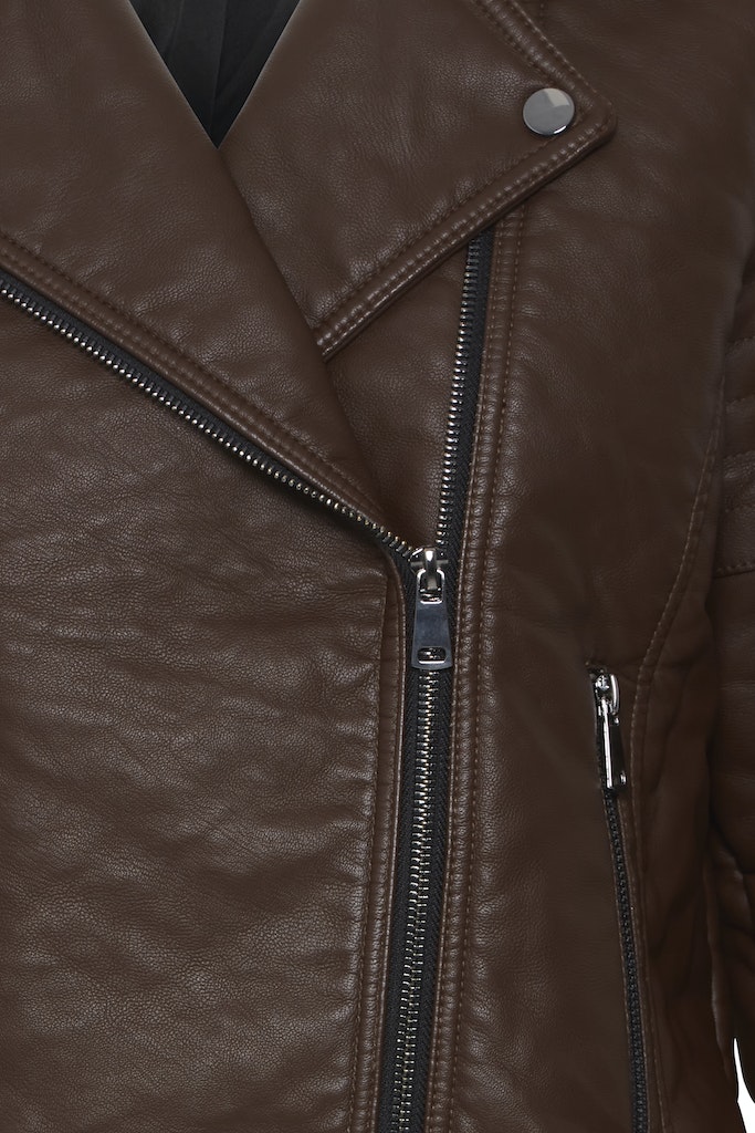 Basio Biker Jacket - Chicory Coffee