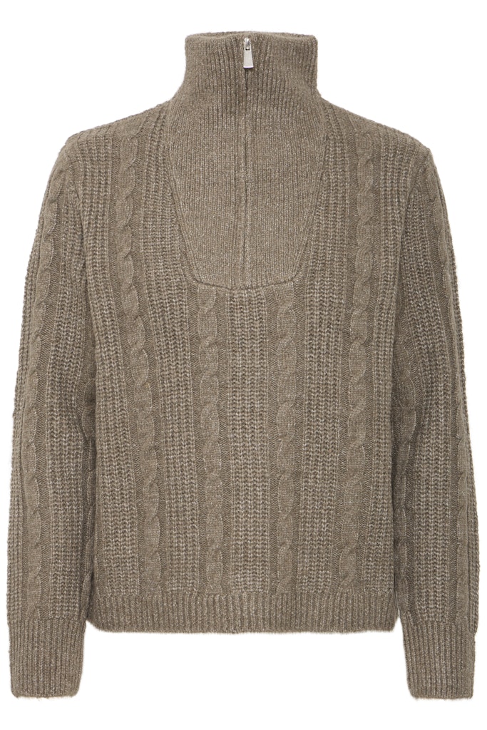 Nopa Half-Zip Jumper - Walnut Melange