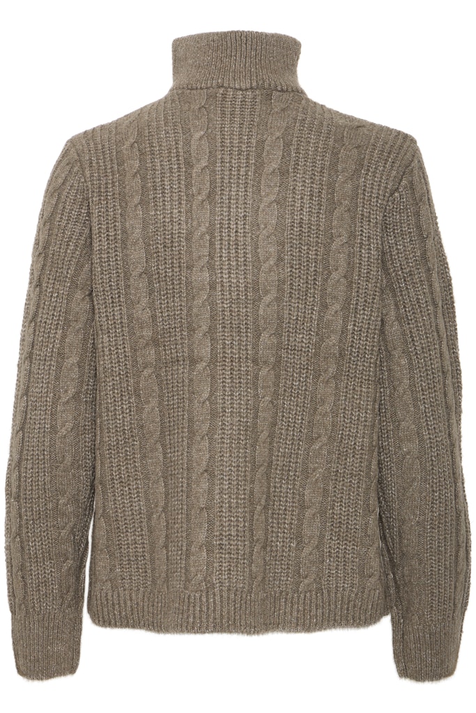 Nopa Half-Zip Jumper - Walnut Melange
