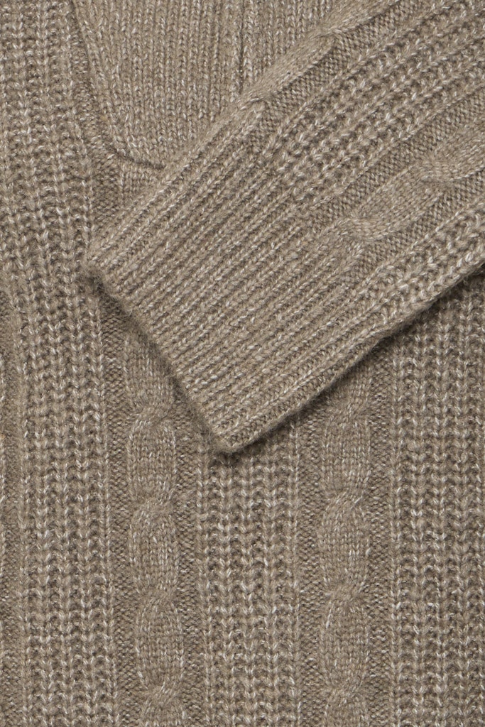 Nopa Half-Zip Jumper - Walnut Melange
