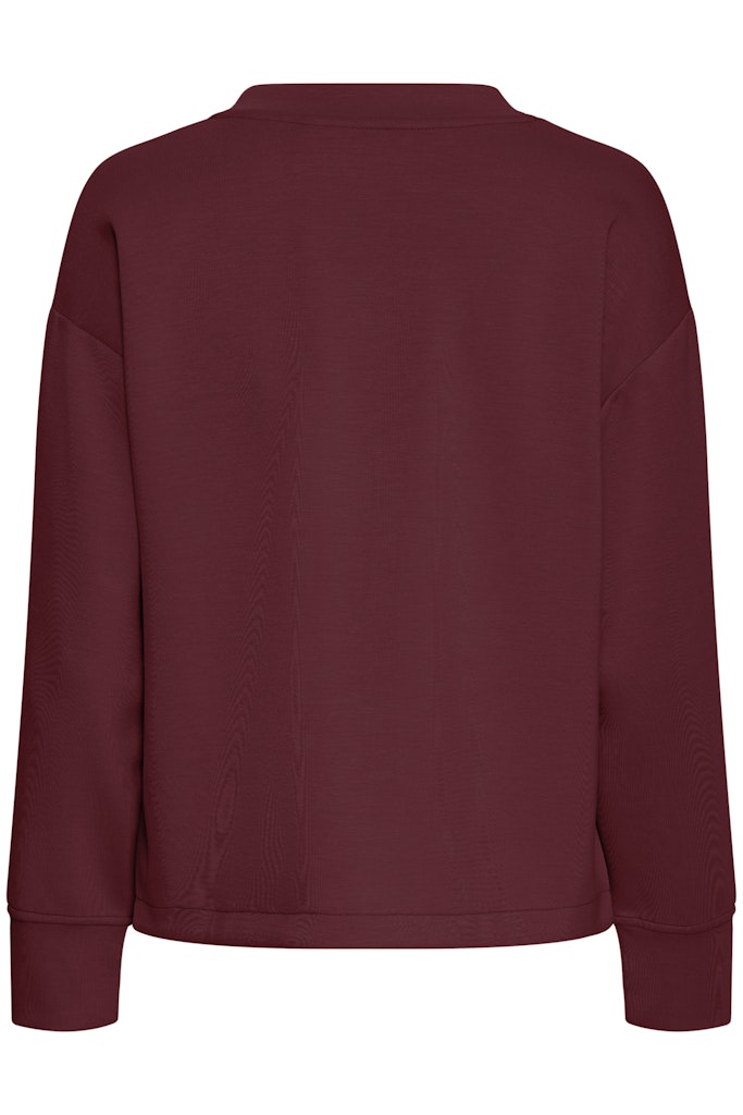 Pusti V-Neck Cropped Blouse - Port Royale