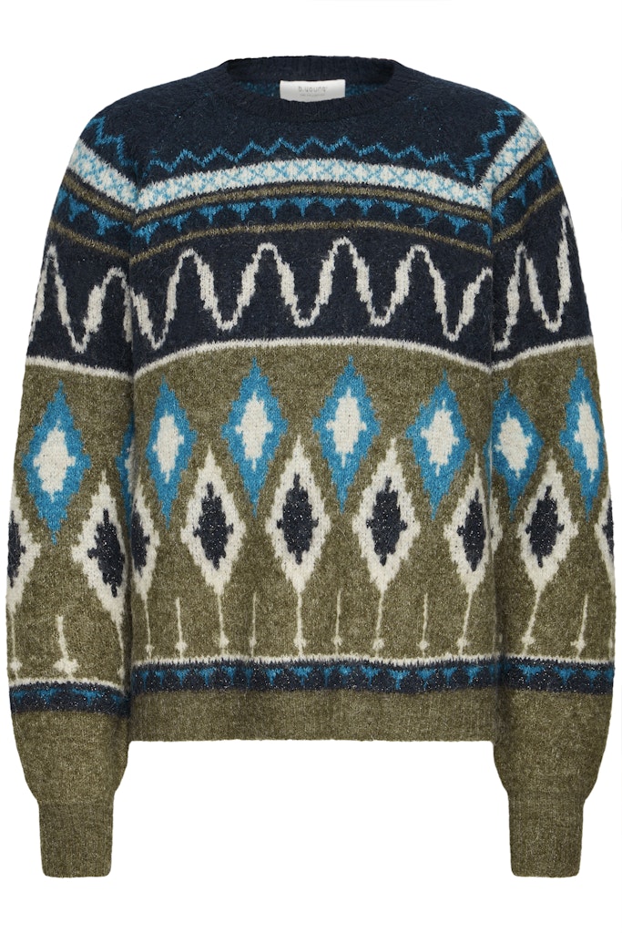 Nafta Jacquard Jumper - Navy Blazer