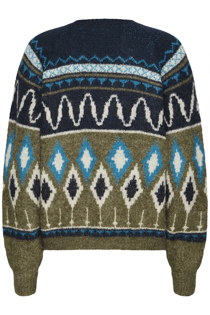 Nafta Jacquard Jumper - Navy Blazer