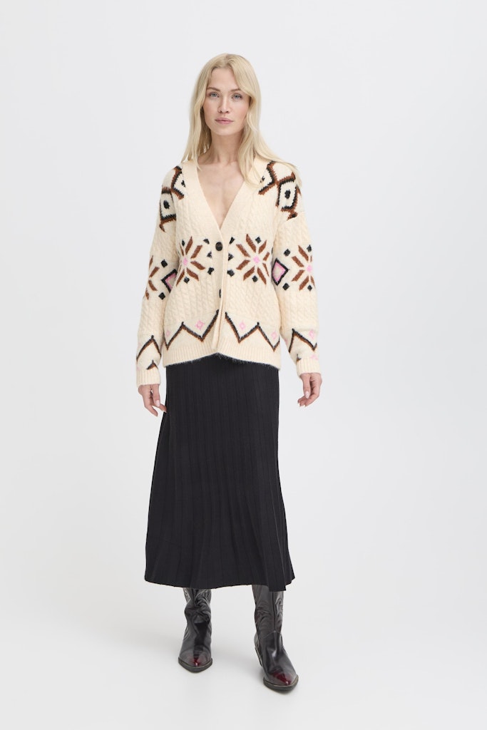 Melpa Cardigan - Birch Melange