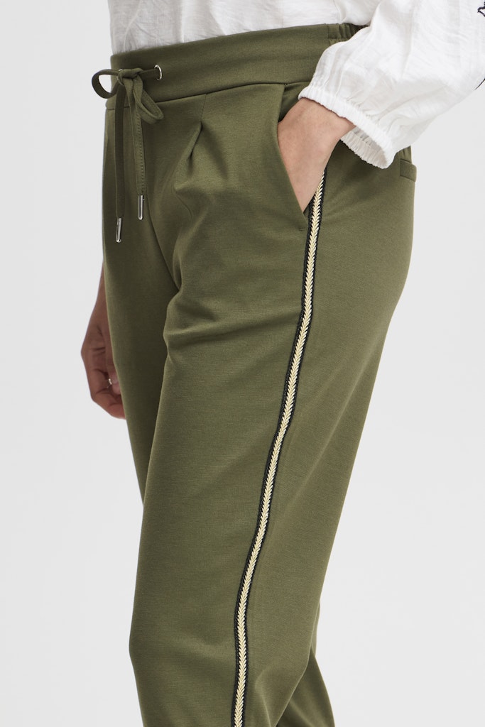 Rizetta Deco Pants - Olive Night