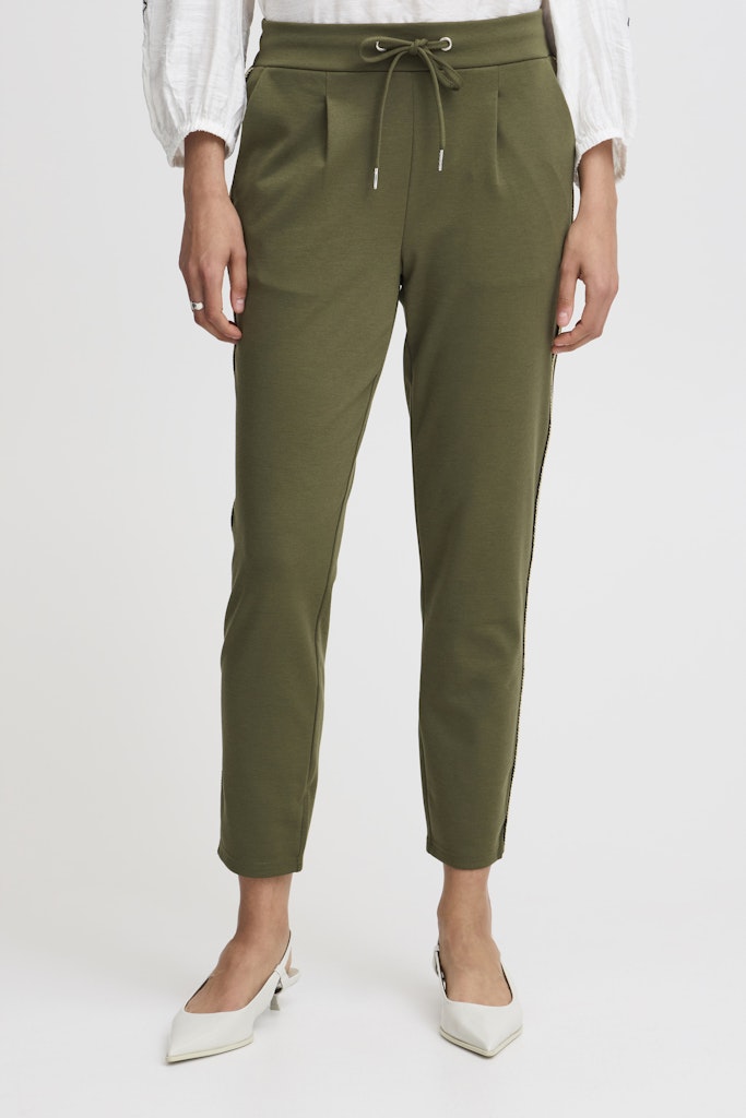 Rizetta Deco Pants - Olive Night