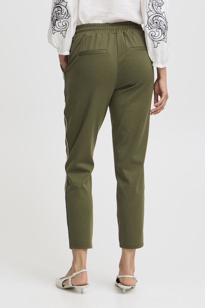 Rizetta Deco Pants - Olive Night
