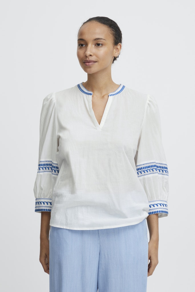 Jiya Blouse - Palace Blue Sun