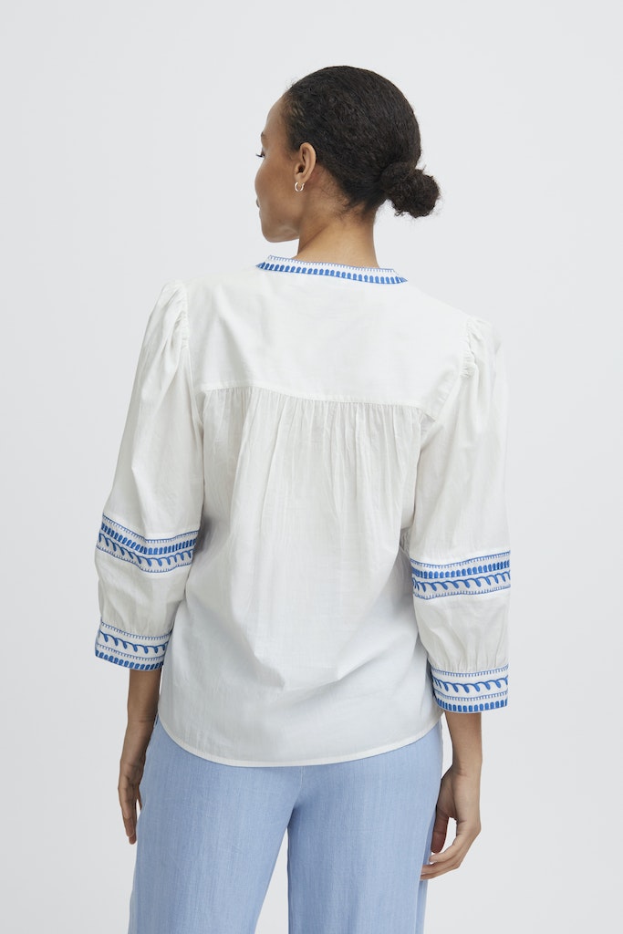 Jiya Blouse - Palace Blue Sun