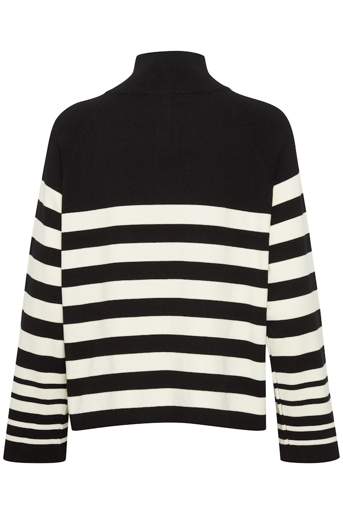 Morla Half-Zip Jumper - Black Mix