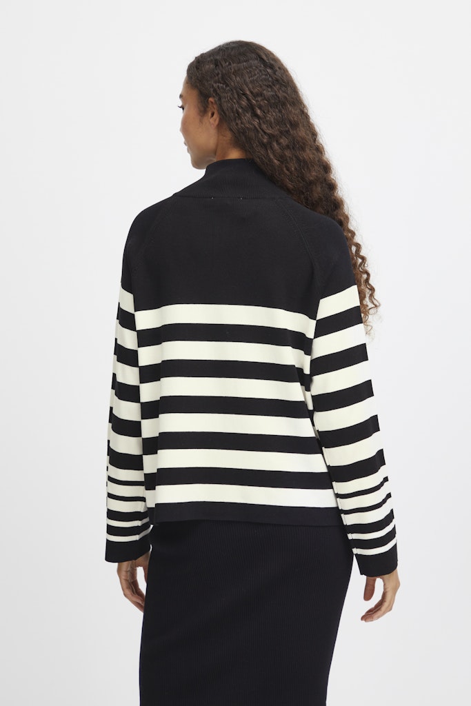 Morla Half-Zip Jumper - Black Mix