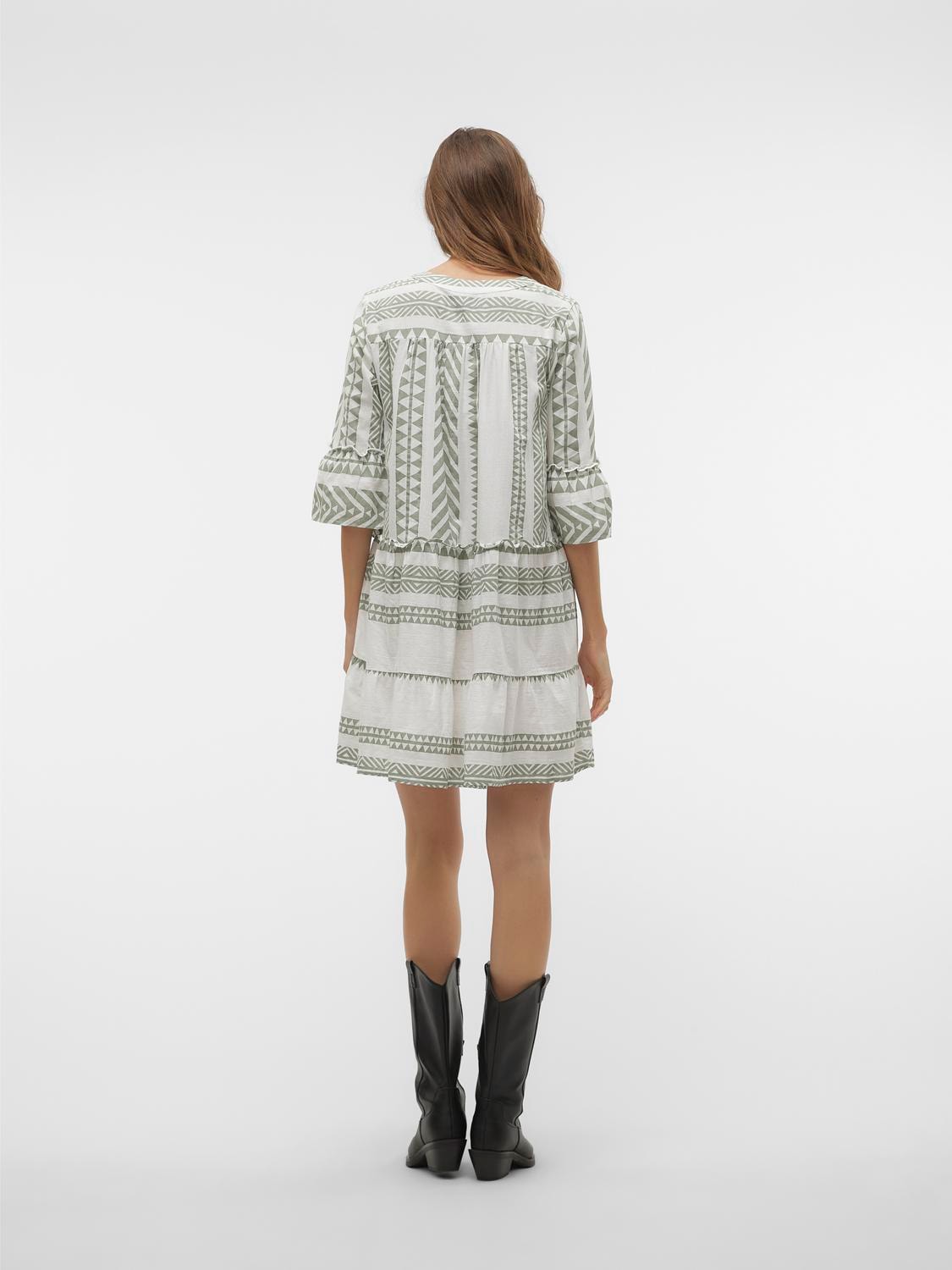 Dicthe Dress - Hedge Green
