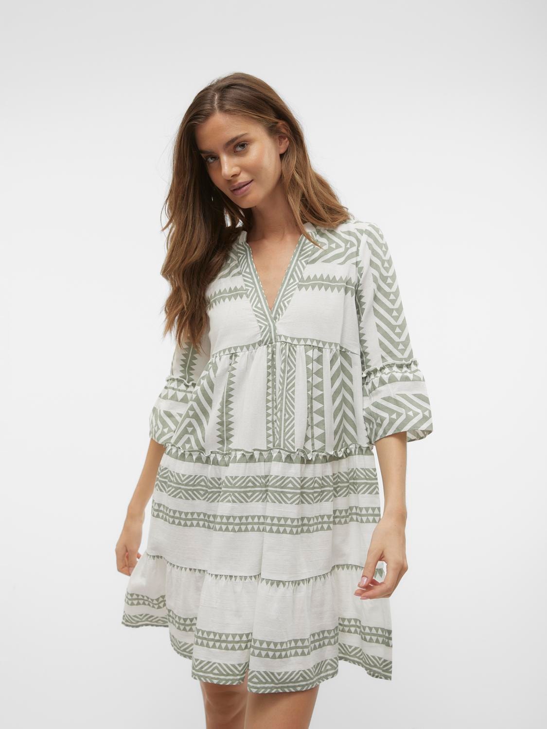 Dicthe Dress - Hedge Green