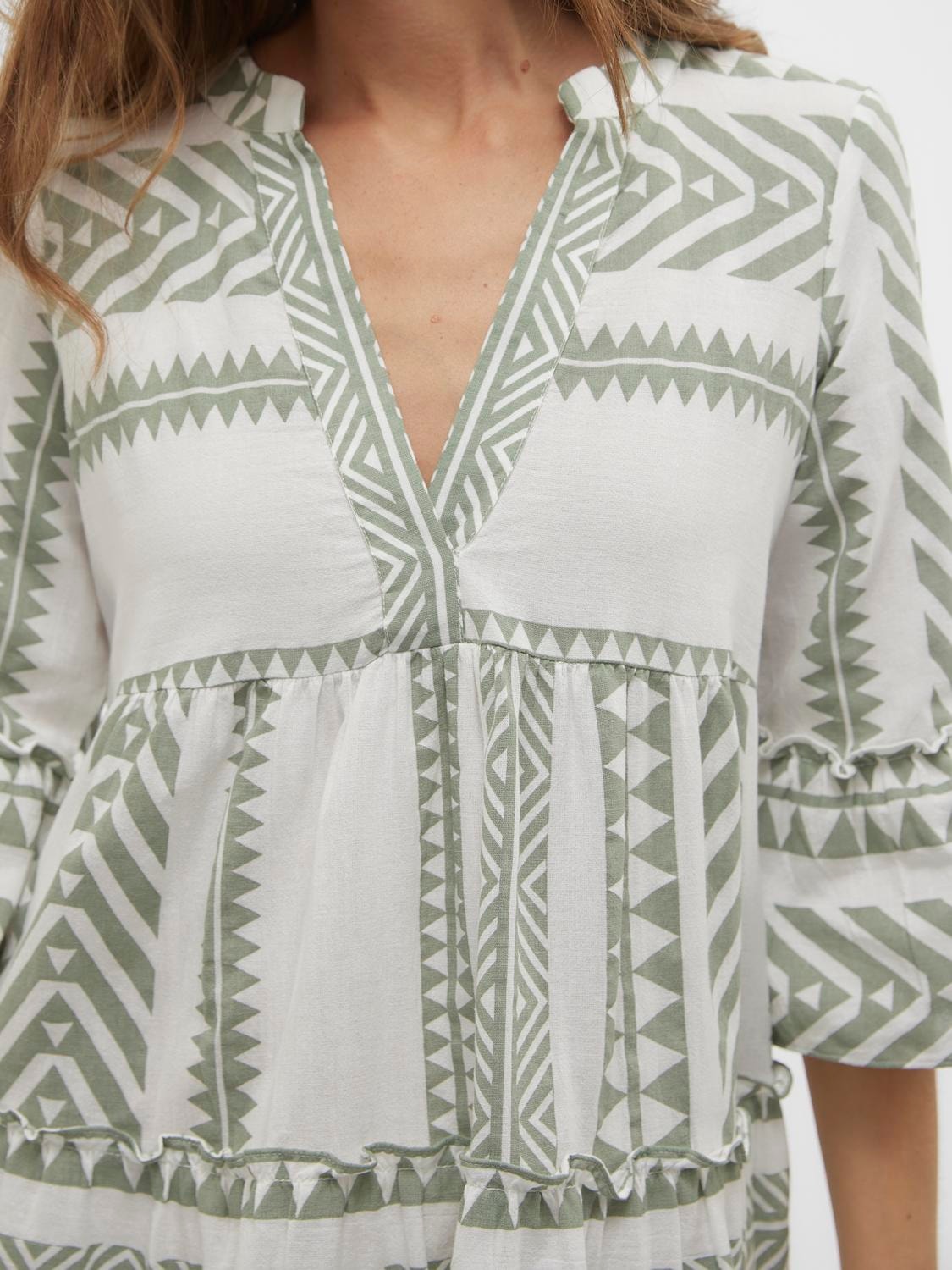 Dicthe Dress - Hedge Green
