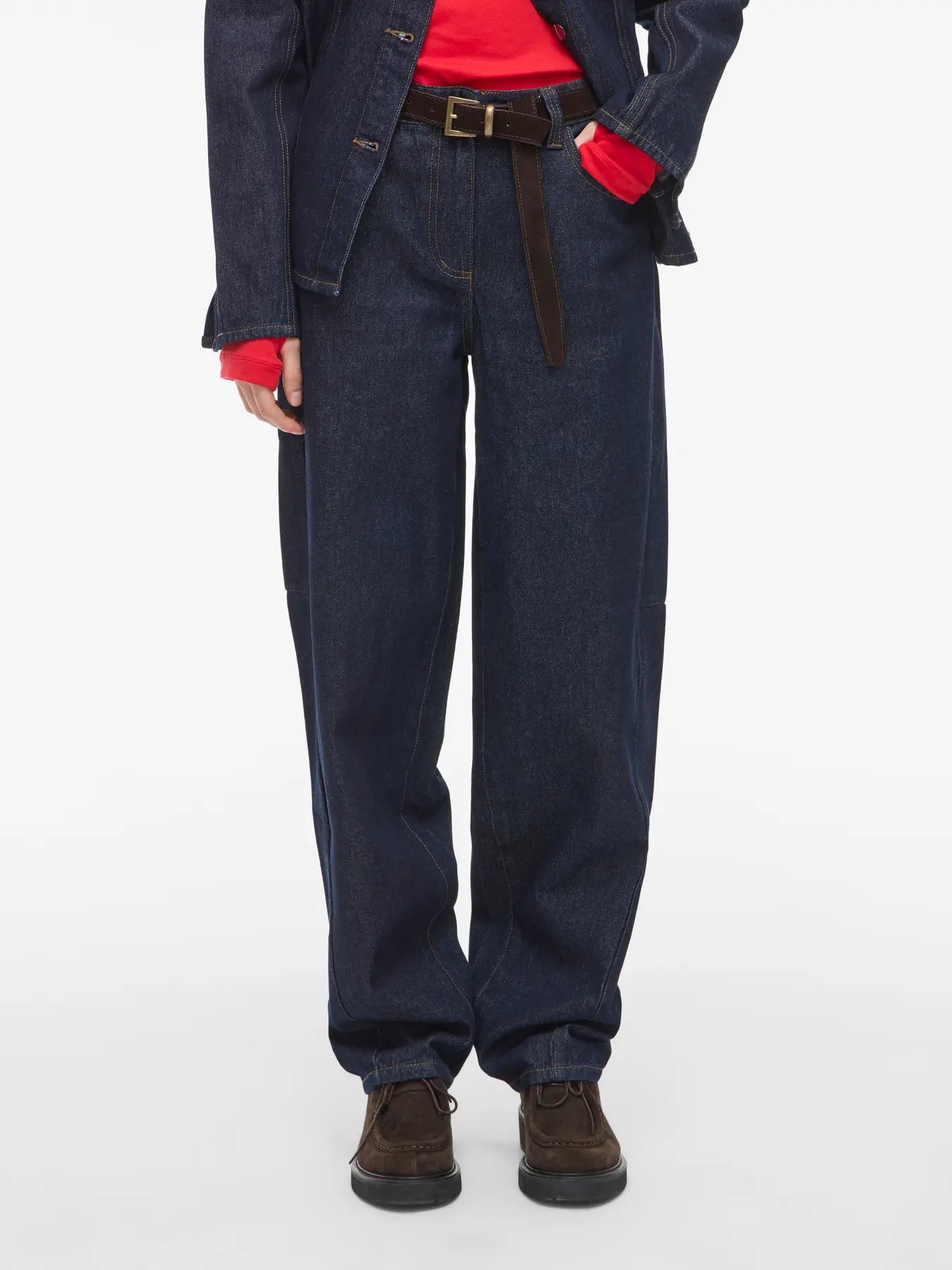 Marta Barrel Leg Jeans - Vila Rouge