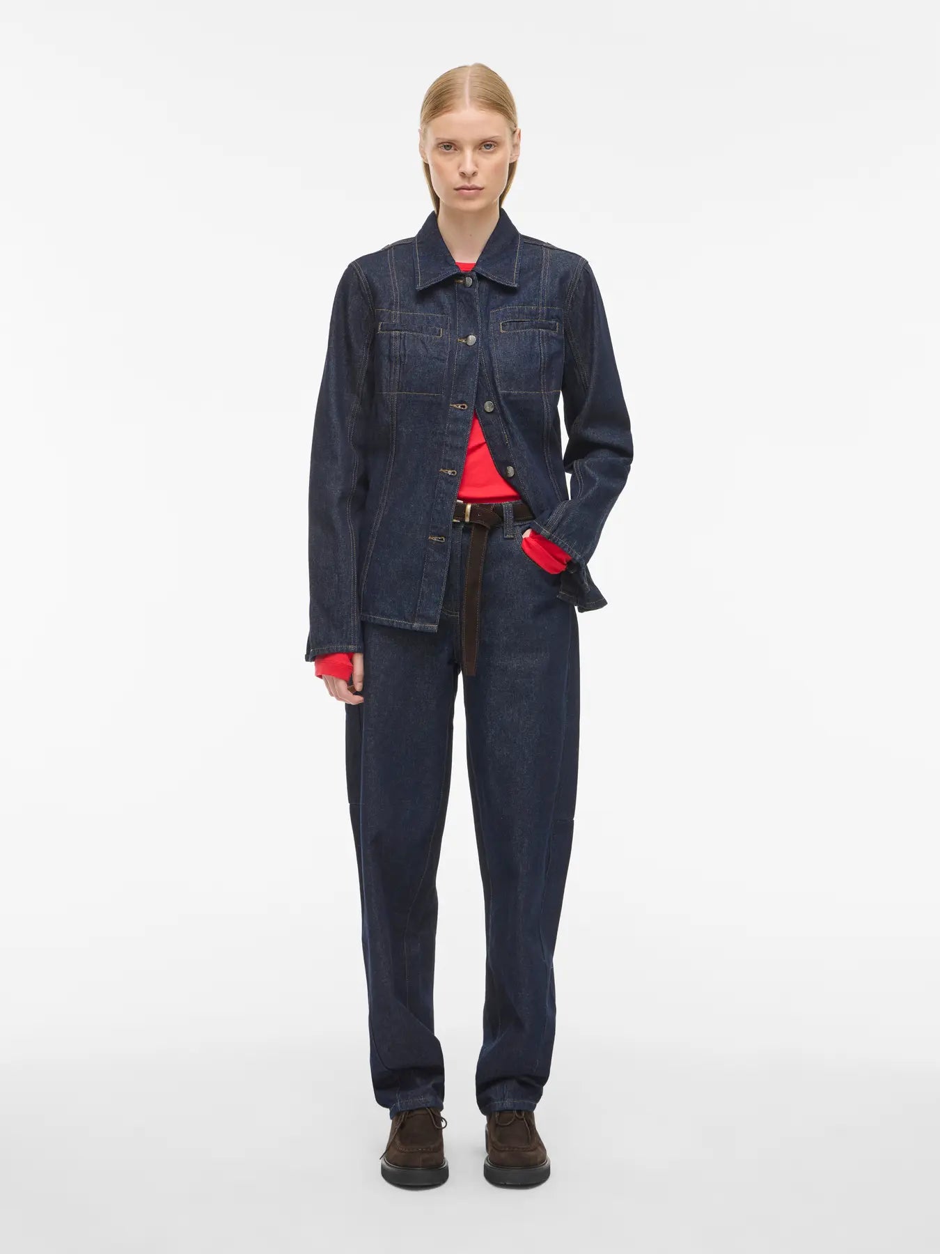Marta Barrel Leg Jeans - Vila Rouge
