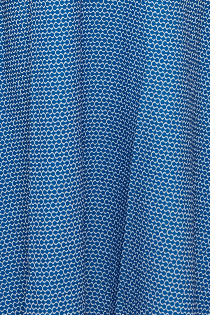 Savino Dress - Blue Printed