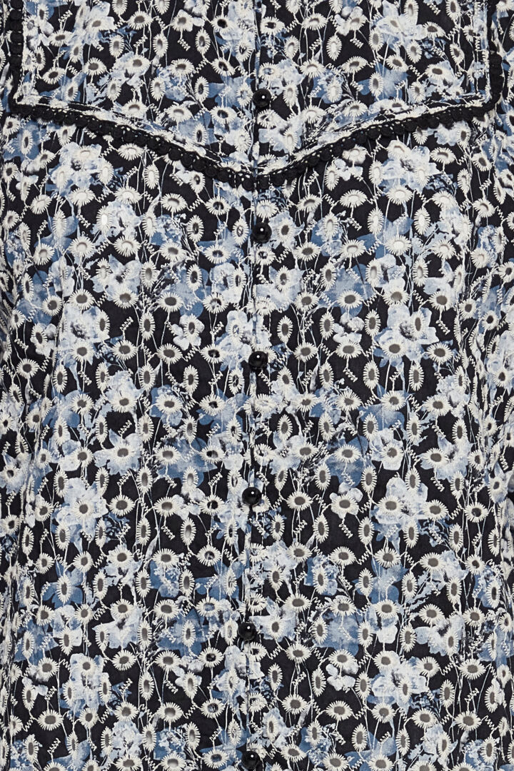 Miranda Blouse - Black Print