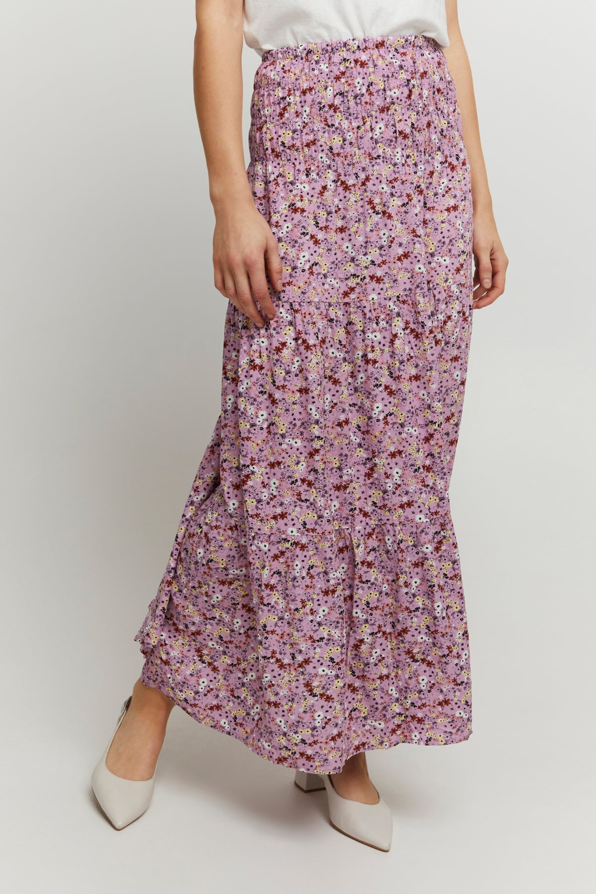 Joella Layer Skirt - Ash Rose Mix