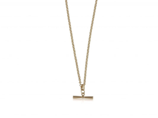 Octavia Tbar Chain Necklace - Gold