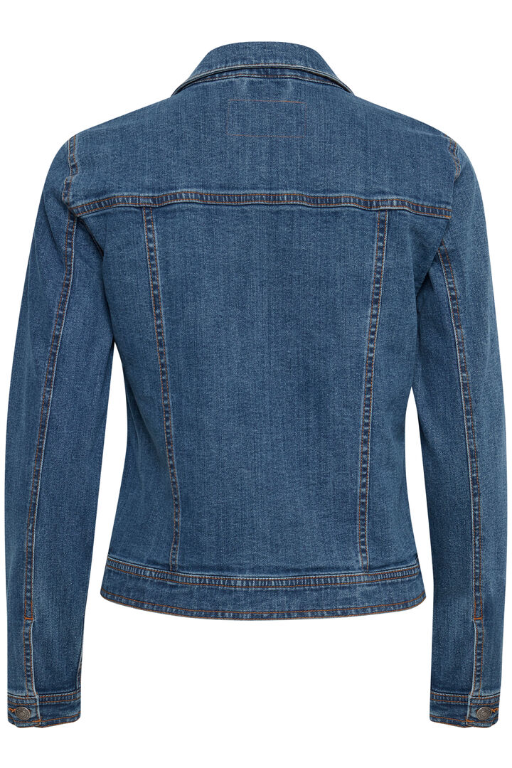 Pully Denim Jacket - Medium Blue Denim