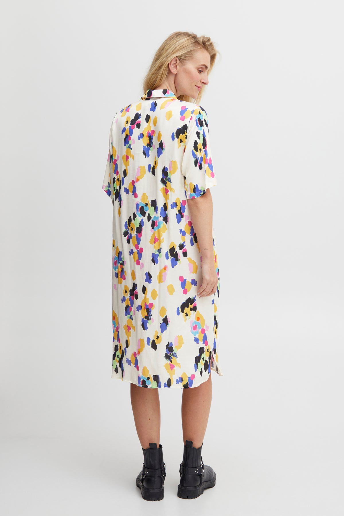 Emilia Shirt Dress - Multicolour Flowers
