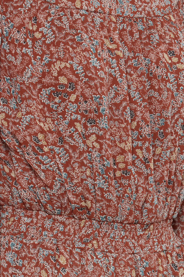 Fibba Dress - Brandy Brown Mix