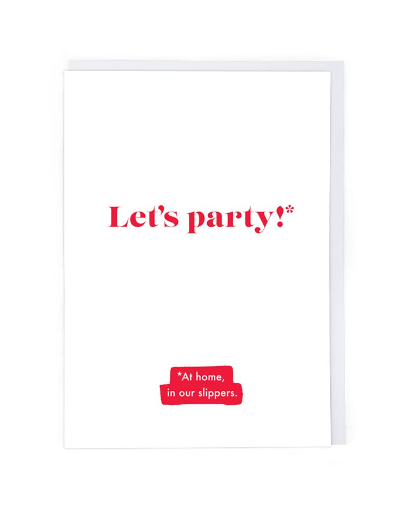 Let's Party Birthday Card