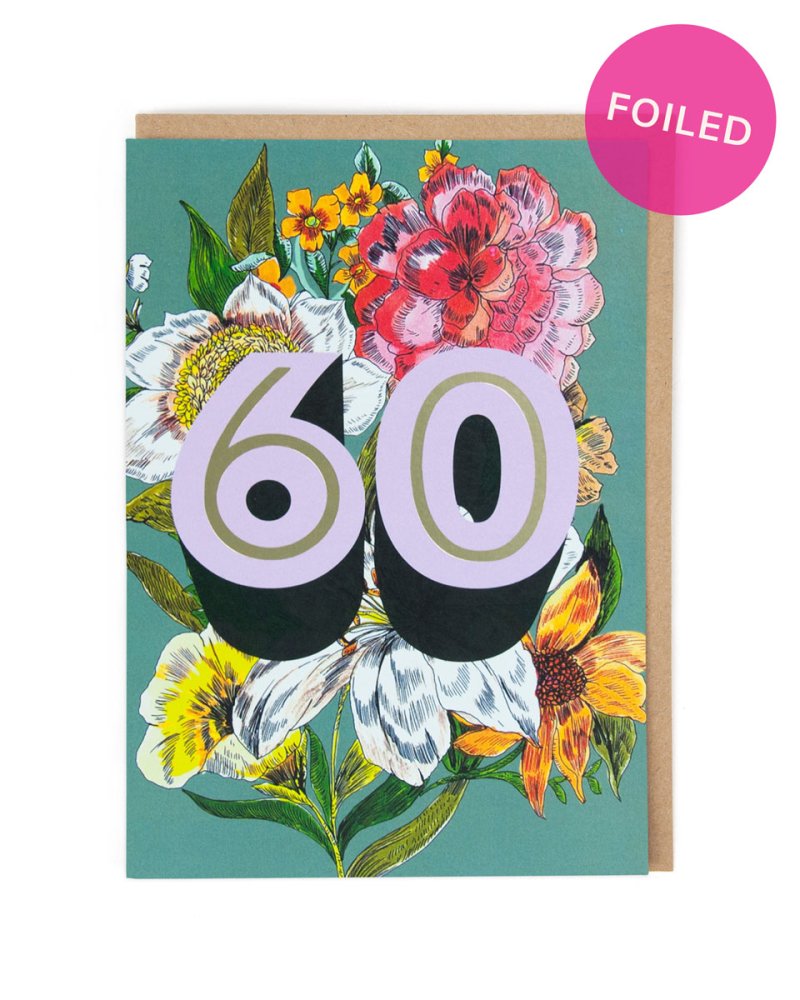 Sixty Age Card