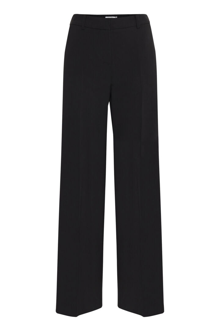 Danta Wide Leg Trousers - Black